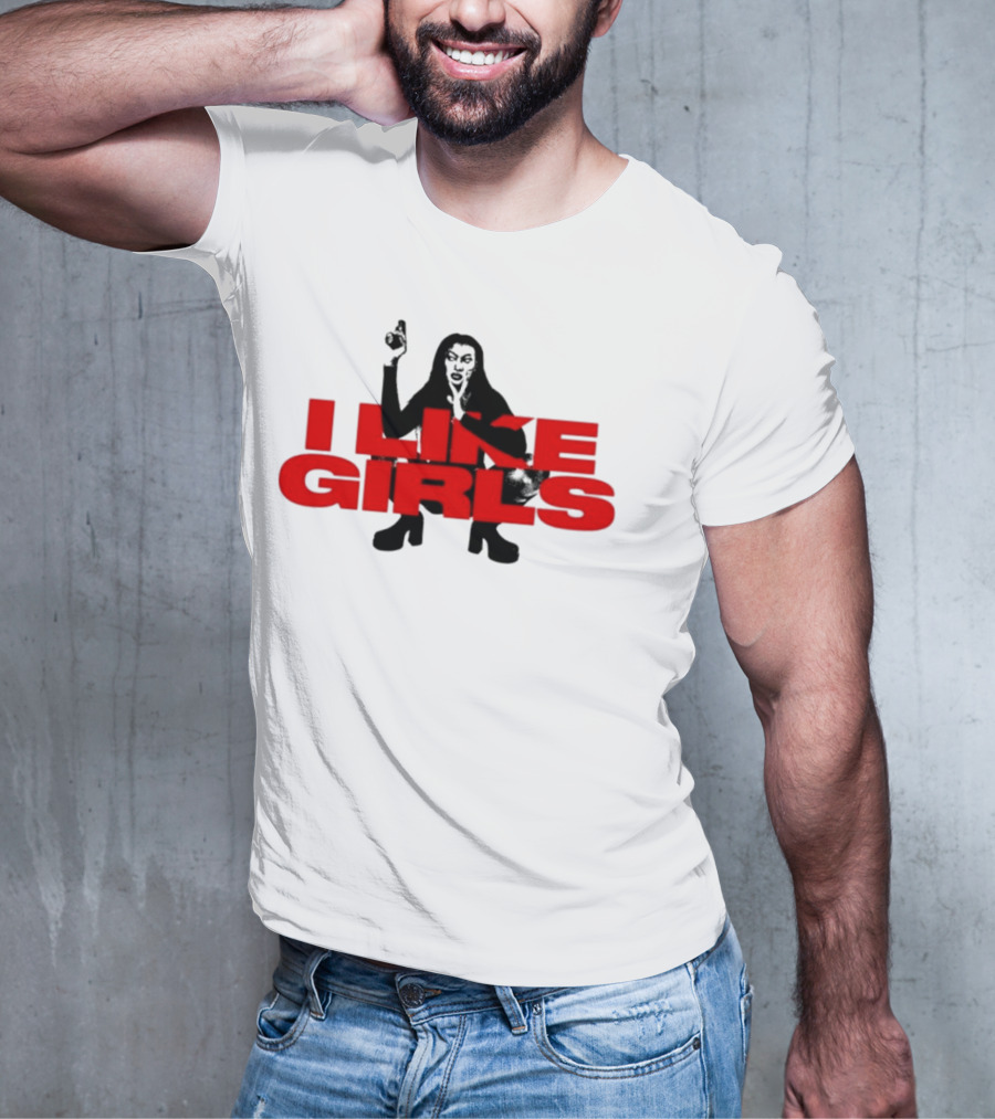 Swan Wearing I Like Girls Robapollo T-Shirt