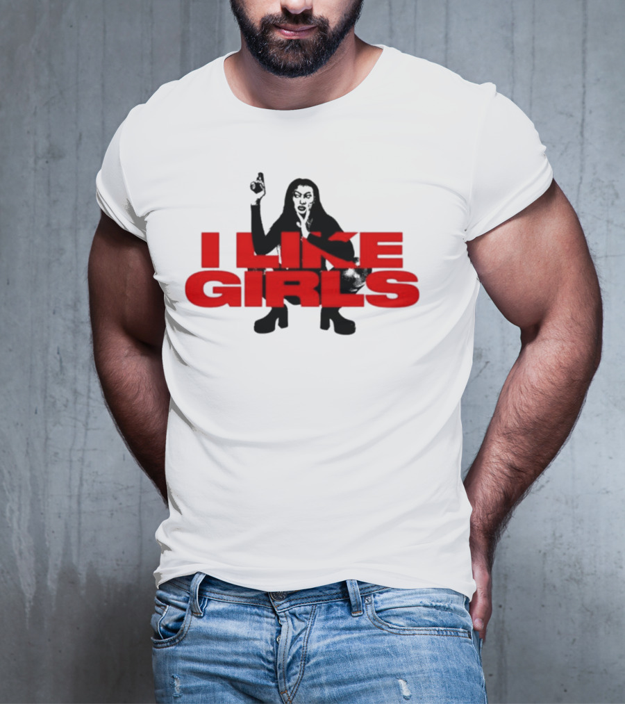 Swan Wearing I Like Girls Robapollo T-Shirt