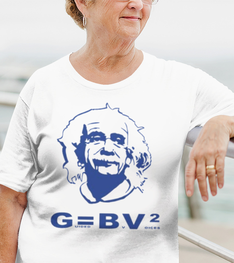 Guided By Voices Albert Einstein G=BV² Blue T-Shirt