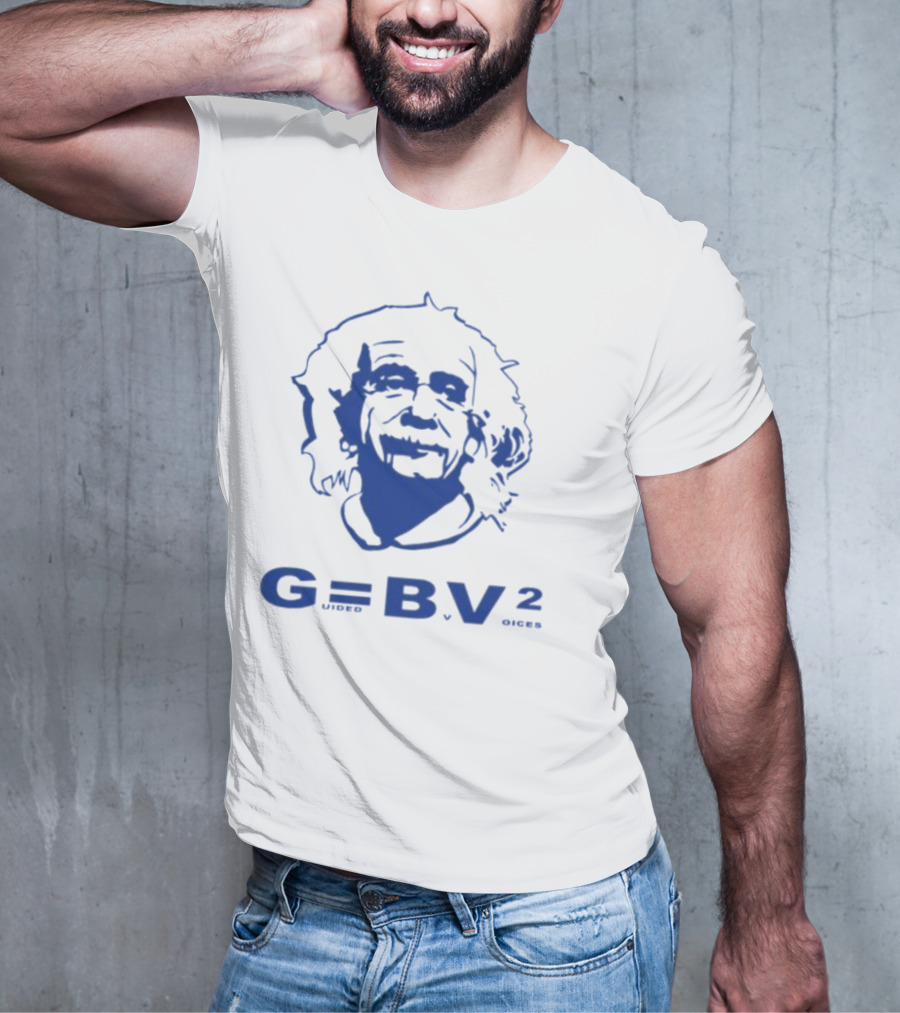 Guided By Voices Albert Einstein G=BV² Blue T-Shirt