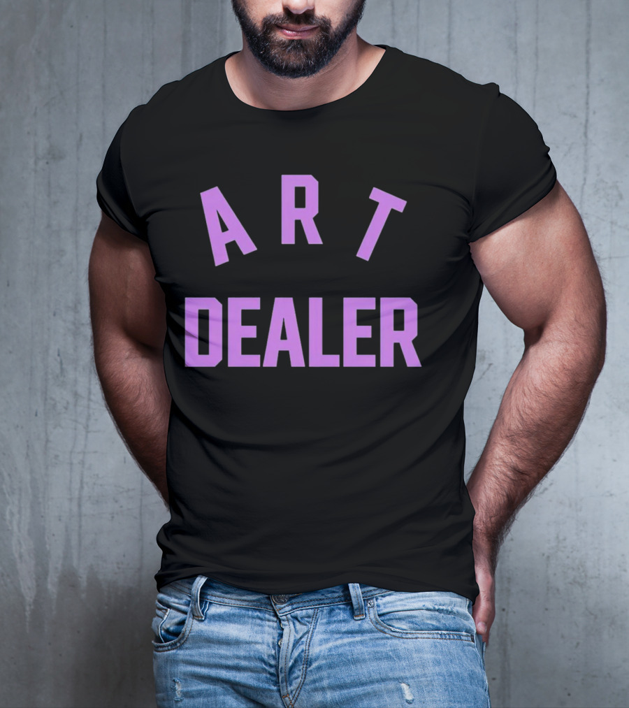 ART DEALER Classic Bold Typography T-Shirt