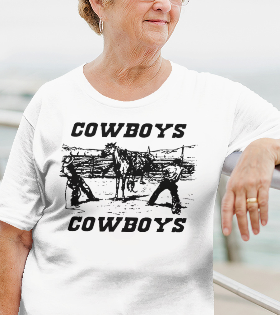 Cowboys Cowboys Brandy Melville Western Rodeo T-Shirt
