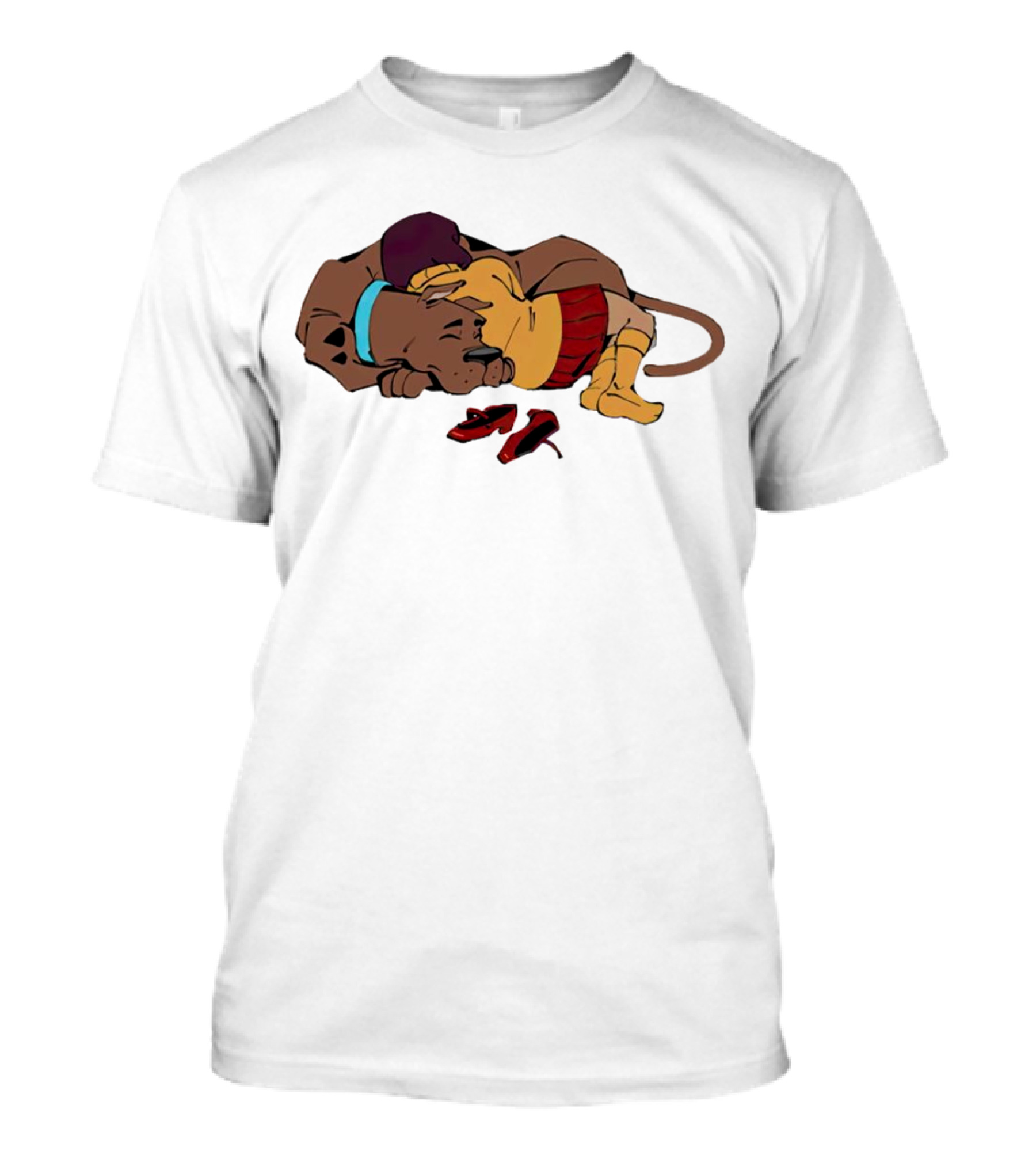 Scooby Doo Velma Dinkley Sleeping Cozy Friends T-Shirt