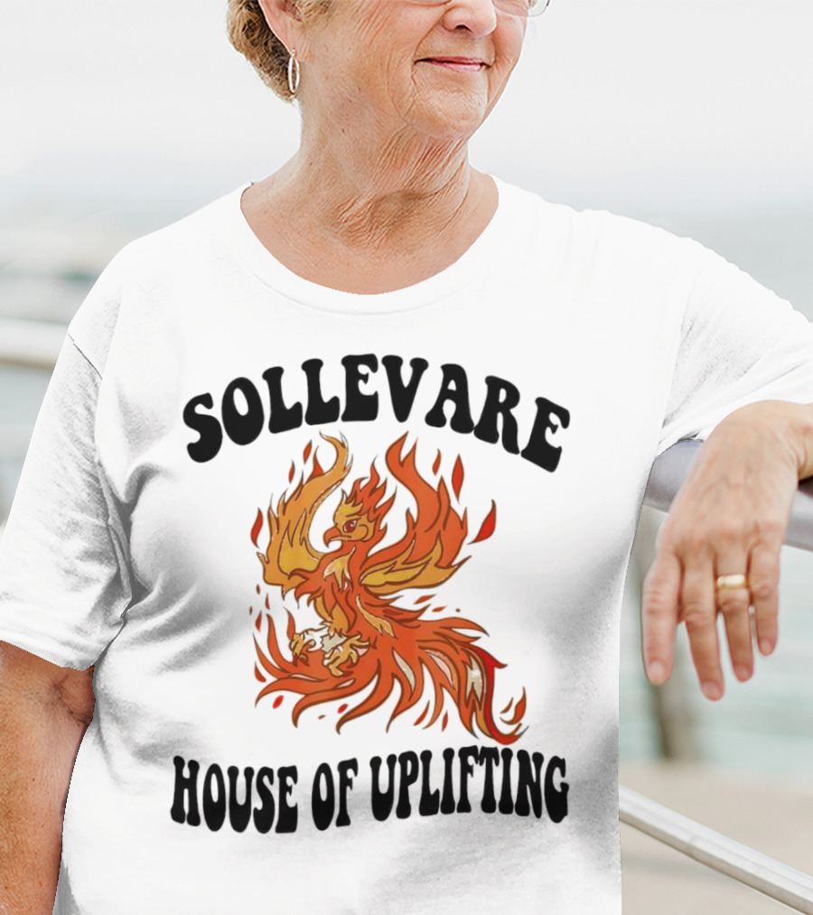 Sollevare House Of Uplifting Phoenix Flame T-Shirt