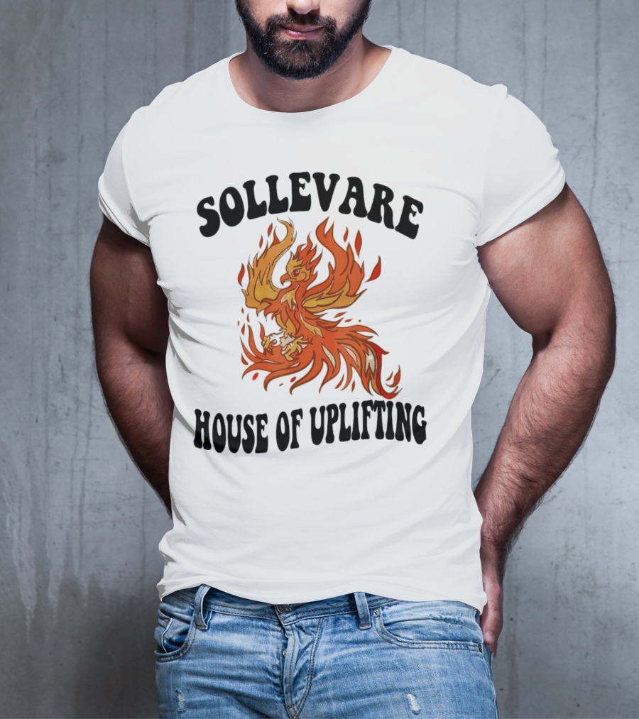 Sollevare House Of Uplifting Phoenix Flame T-Shirt