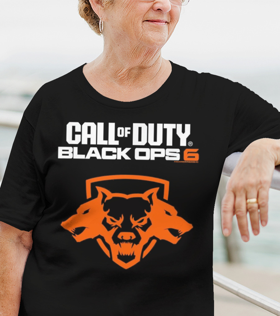 Ripple Junction Call Of Duty Black Ops 6 Orange Cerberus T-Shirt