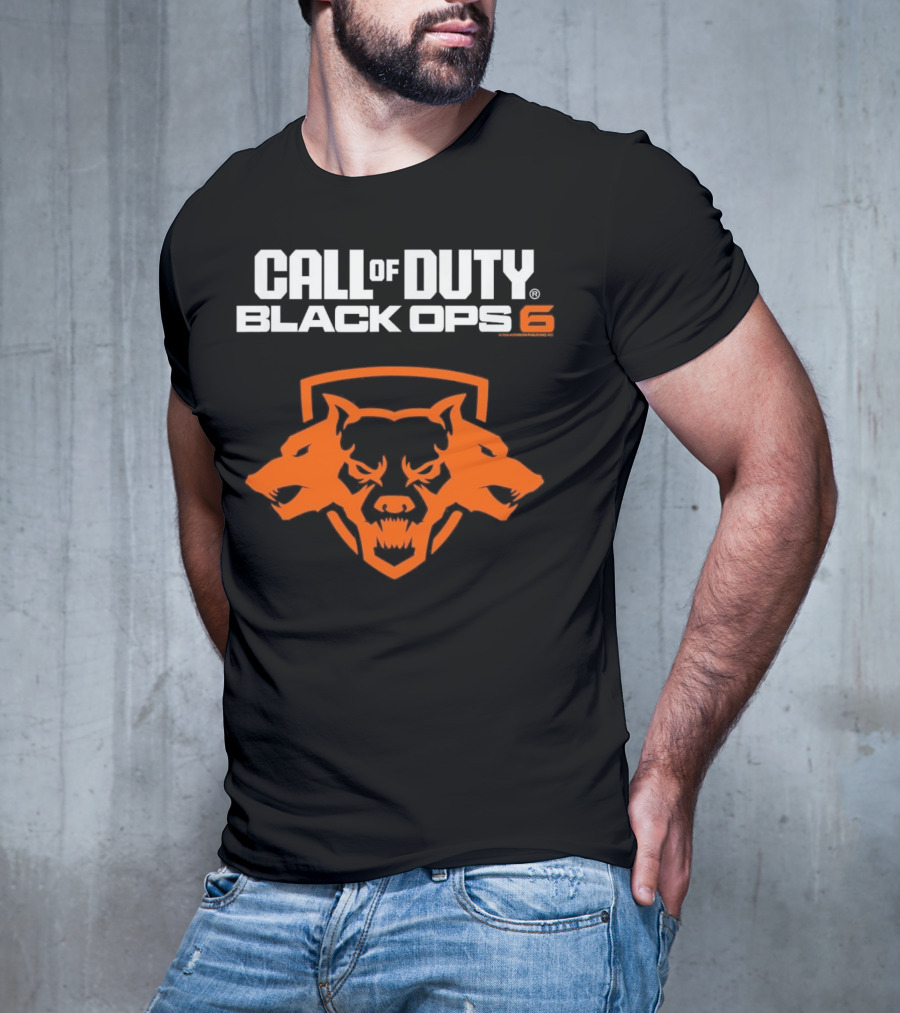 Ripple Junction Call Of Duty Black Ops 6 Orange Cerberus T-Shirt