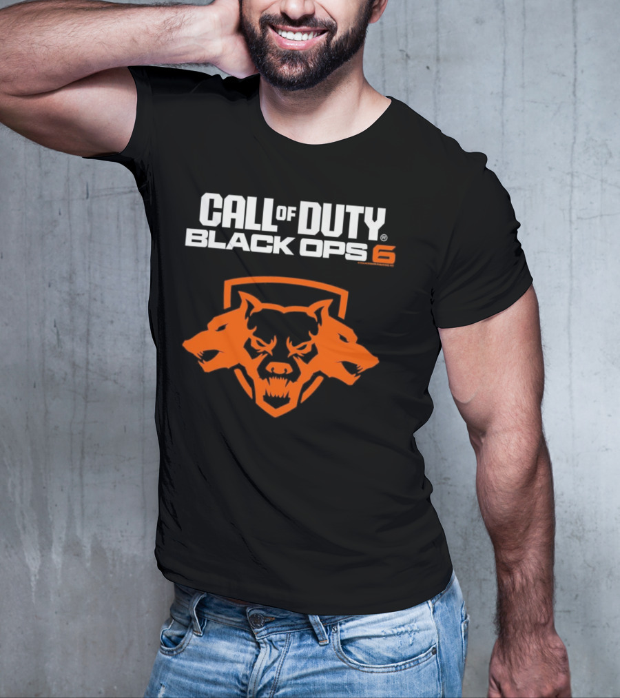 Ripple Junction Call Of Duty Black Ops 6 Orange Cerberus T-Shirt