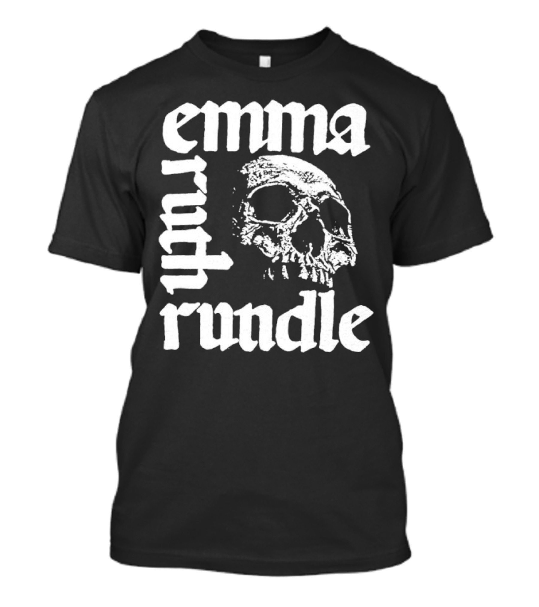 Emma Ruth Rundle Skull Art Patterson Black T-Shirt