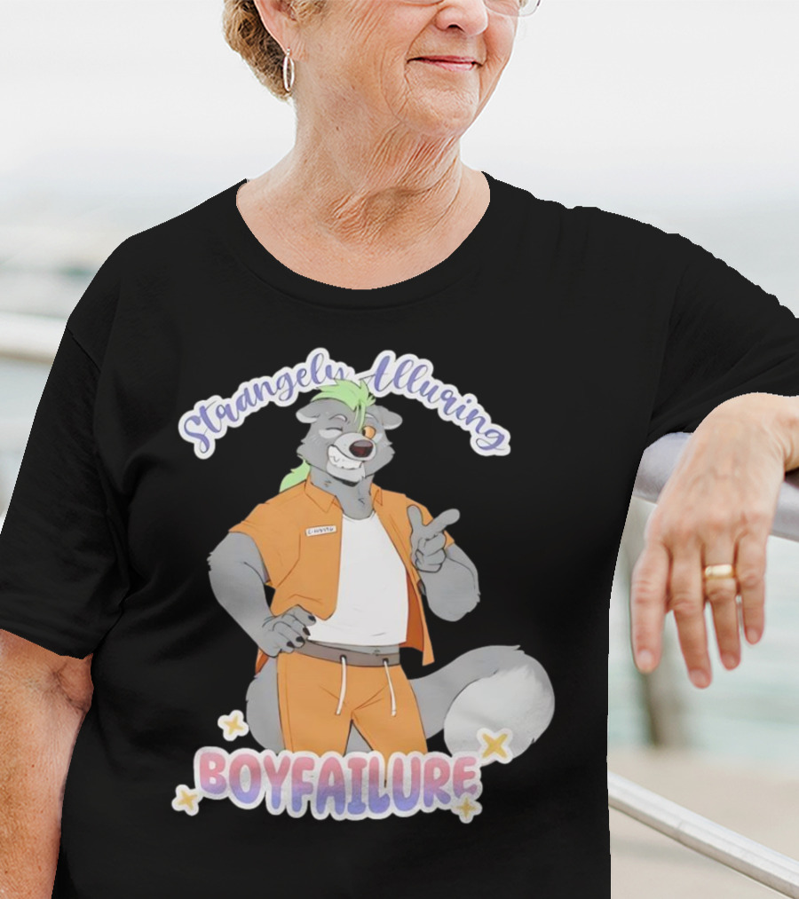 Strangely Alluring Boyfailure Anthro Character In Orange T-Shirt
