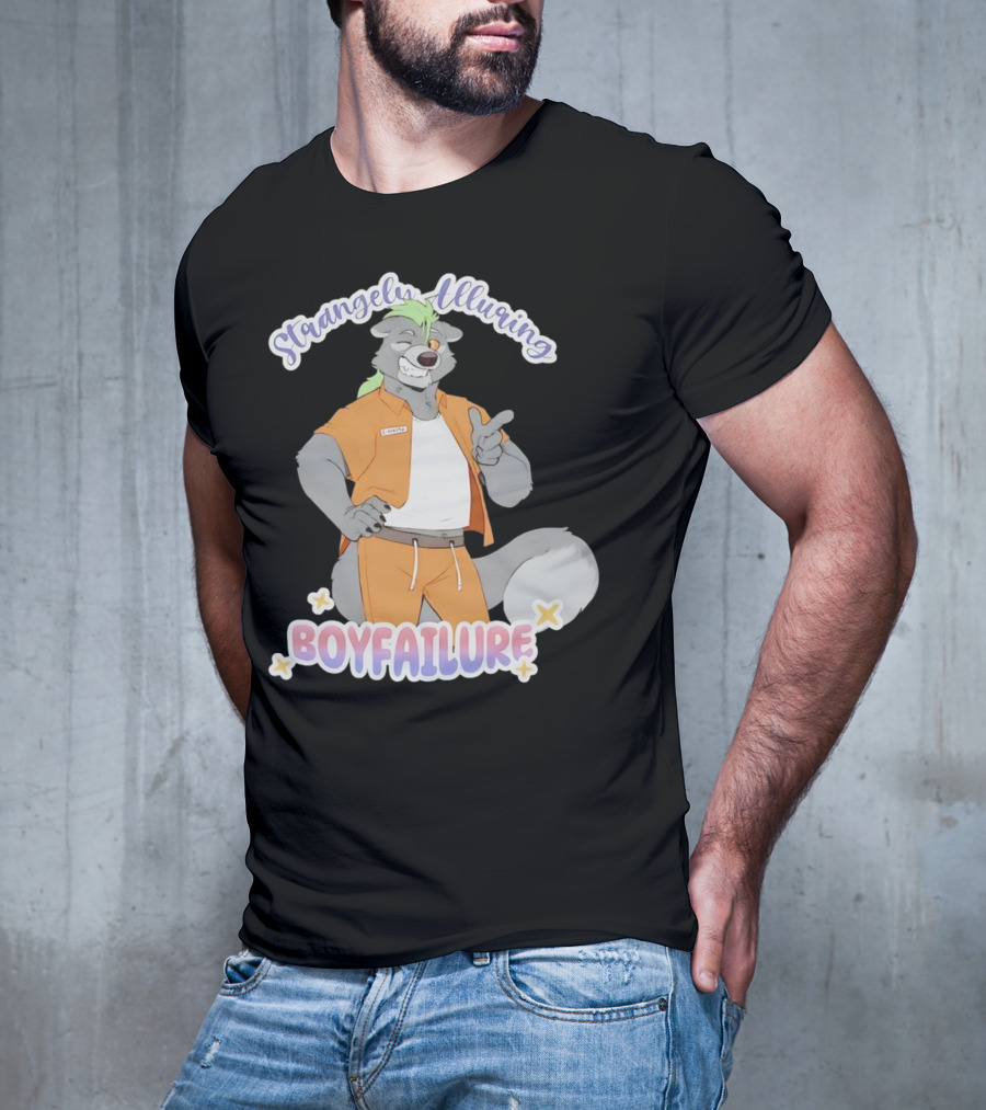 Strangely Alluring Boyfailure Anthro Character In Orange T-Shirt