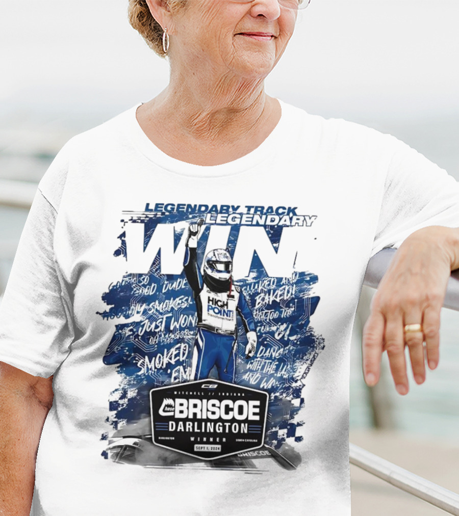 Legendary Track Legendary Win Briscoe Darlington Winner High Point Racing Victory Motorsports T-Shirt