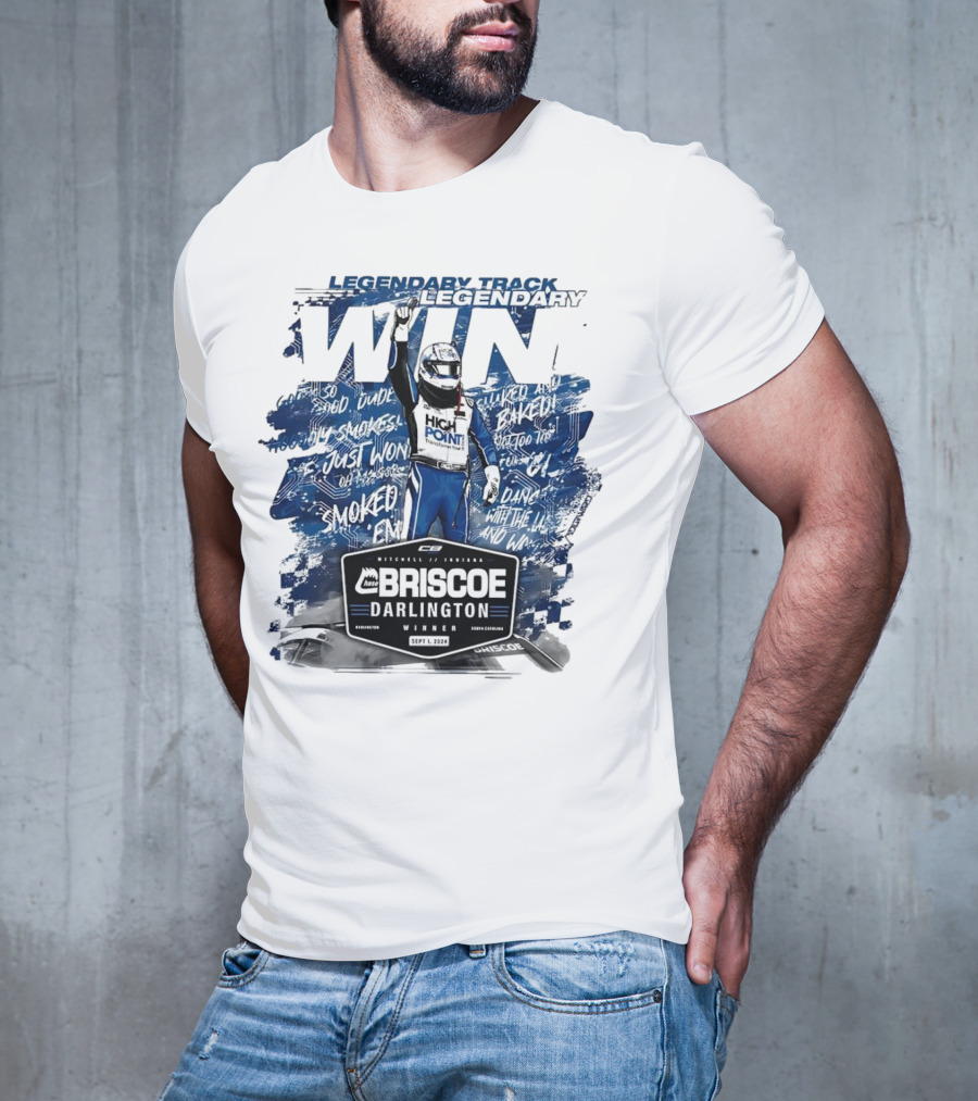 Legendary Track Legendary Win Briscoe Darlington Winner High Point Racing Victory Motorsports T-Shirt