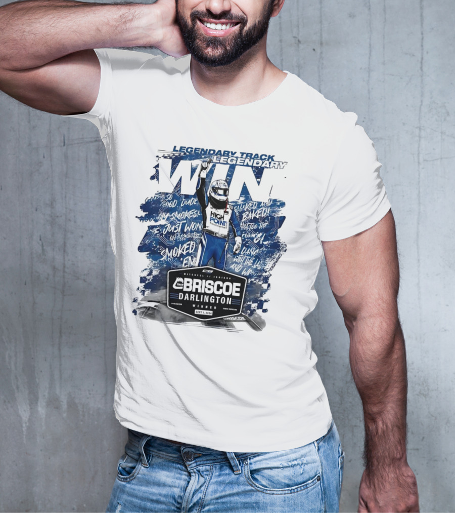 Legendary Track Legendary Win Briscoe Darlington Winner High Point Racing Victory Motorsports T-Shirt