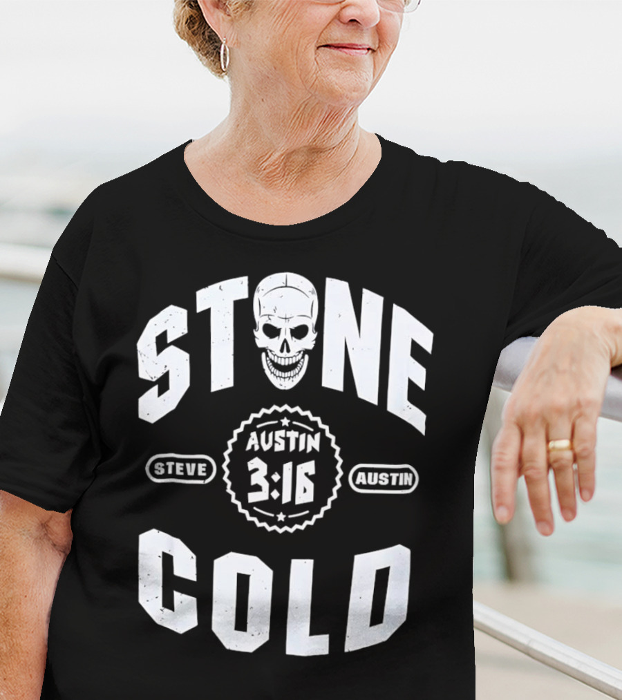 Steve Austin 3:16 Skull Stone Cold WWE T-Shirt