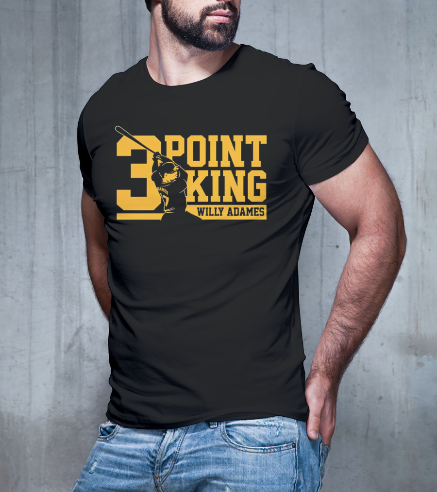 Willy Adames 3 Point King Milwaukee Brewers Baseball T-Shirt