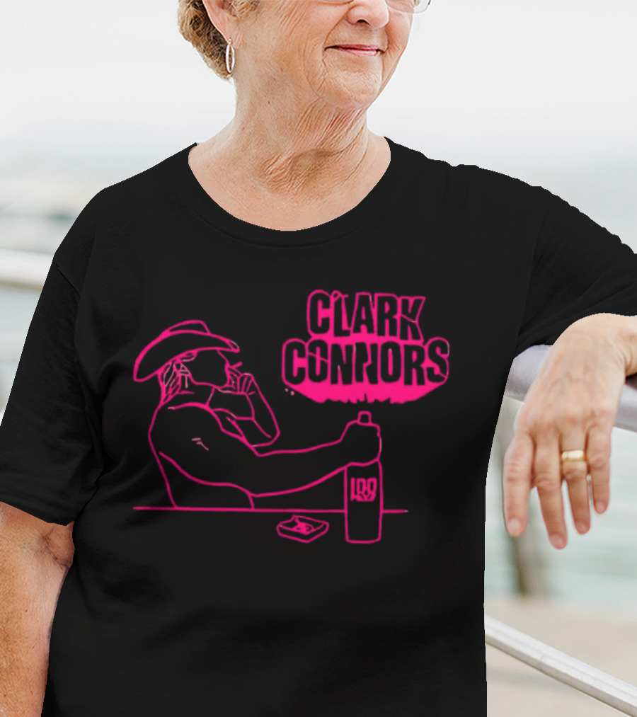 Clark Connors Neon Cowboy Smoking LQD T-Shirt