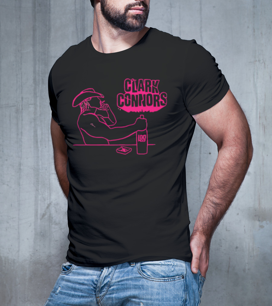 Clark Connors Neon Cowboy Smoking LQD T-Shirt