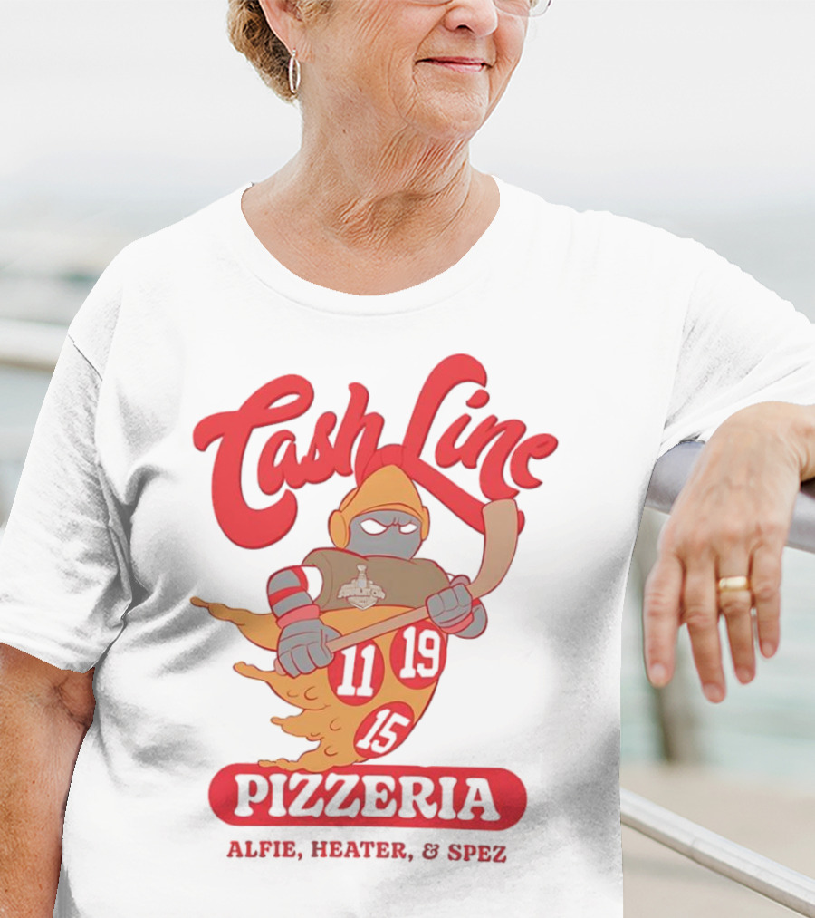 Cash Line Pizzeria Alfie Heater Spez Ottawa Senators T-Shirt