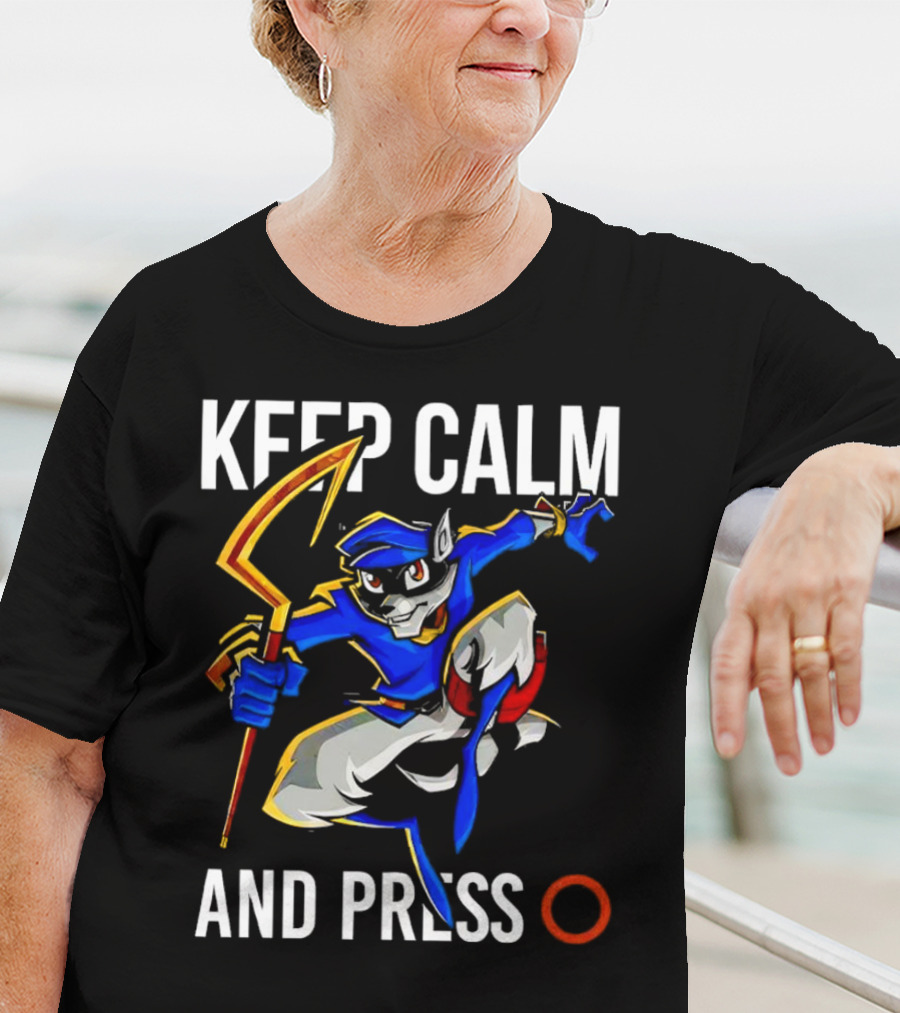 Keep Calm And Press O Sly Cooper T-Shirt