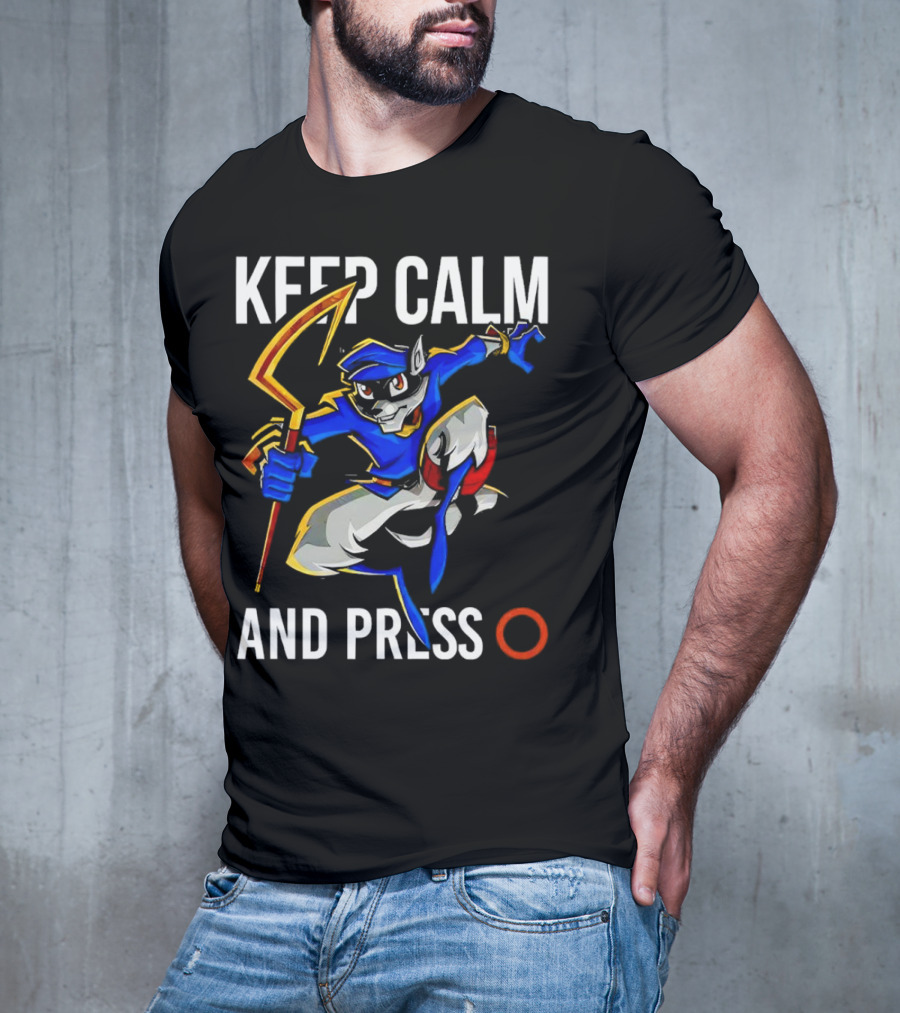 Keep Calm And Press O Sly Cooper T-Shirt