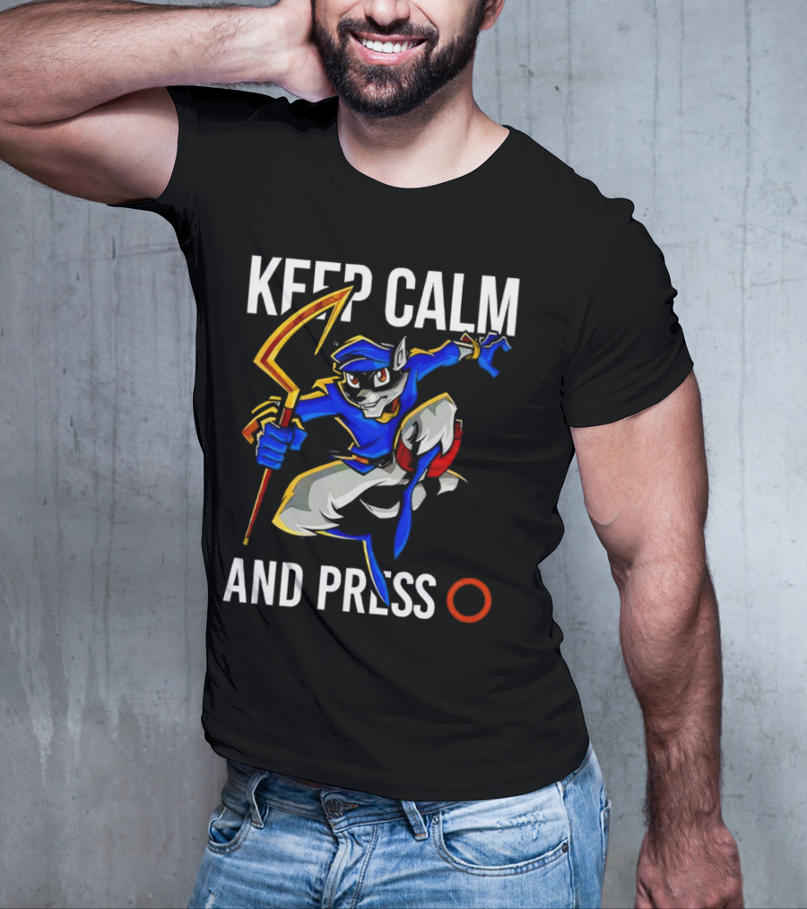 Keep Calm And Press O Sly Cooper T-Shirt