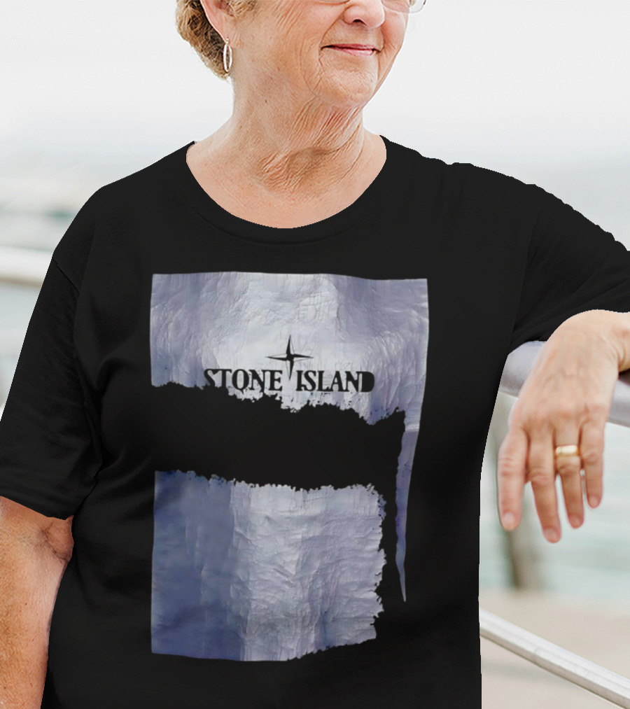 Stone Island Vintage Weathered Iceberg Texture T-Shirt