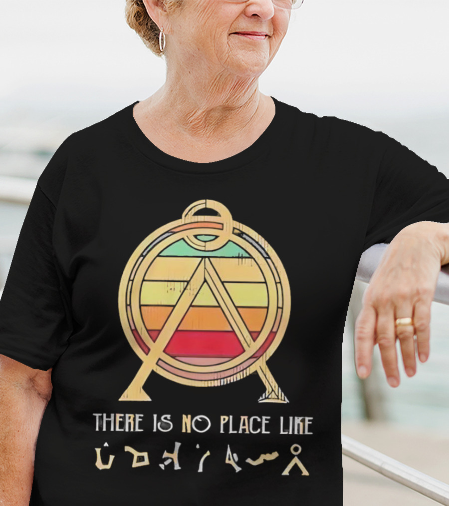 There Is No Place Like Vintage Stargate Inspired Retro Emblem T-Shirt