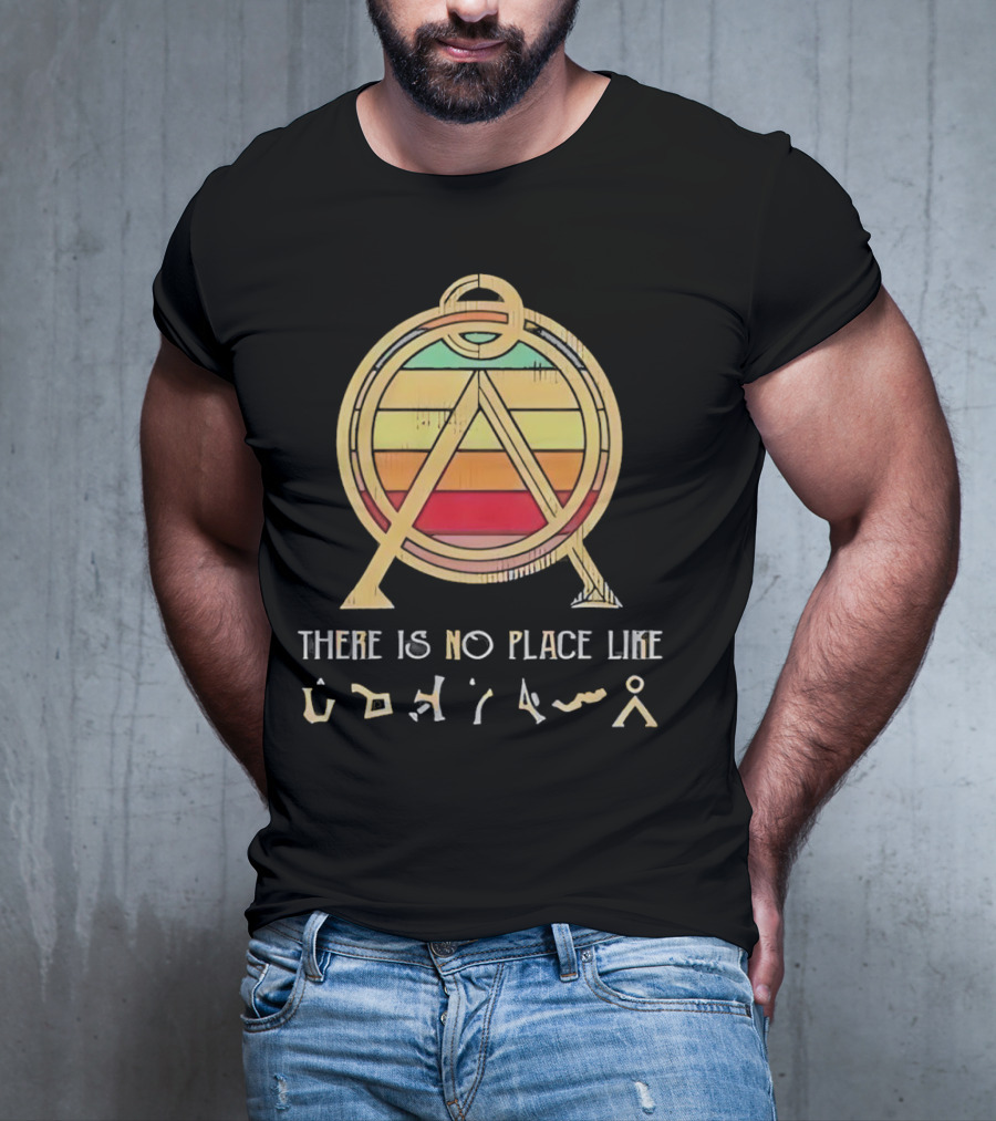 There Is No Place Like Vintage Stargate Inspired Retro Emblem T-Shirt