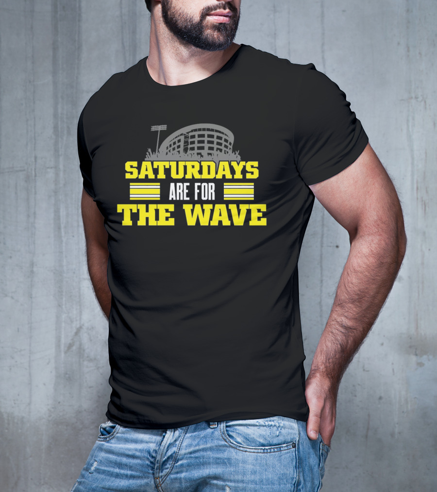Saturdays Are For The Wave Iowa Hawkeyes T-Shirt