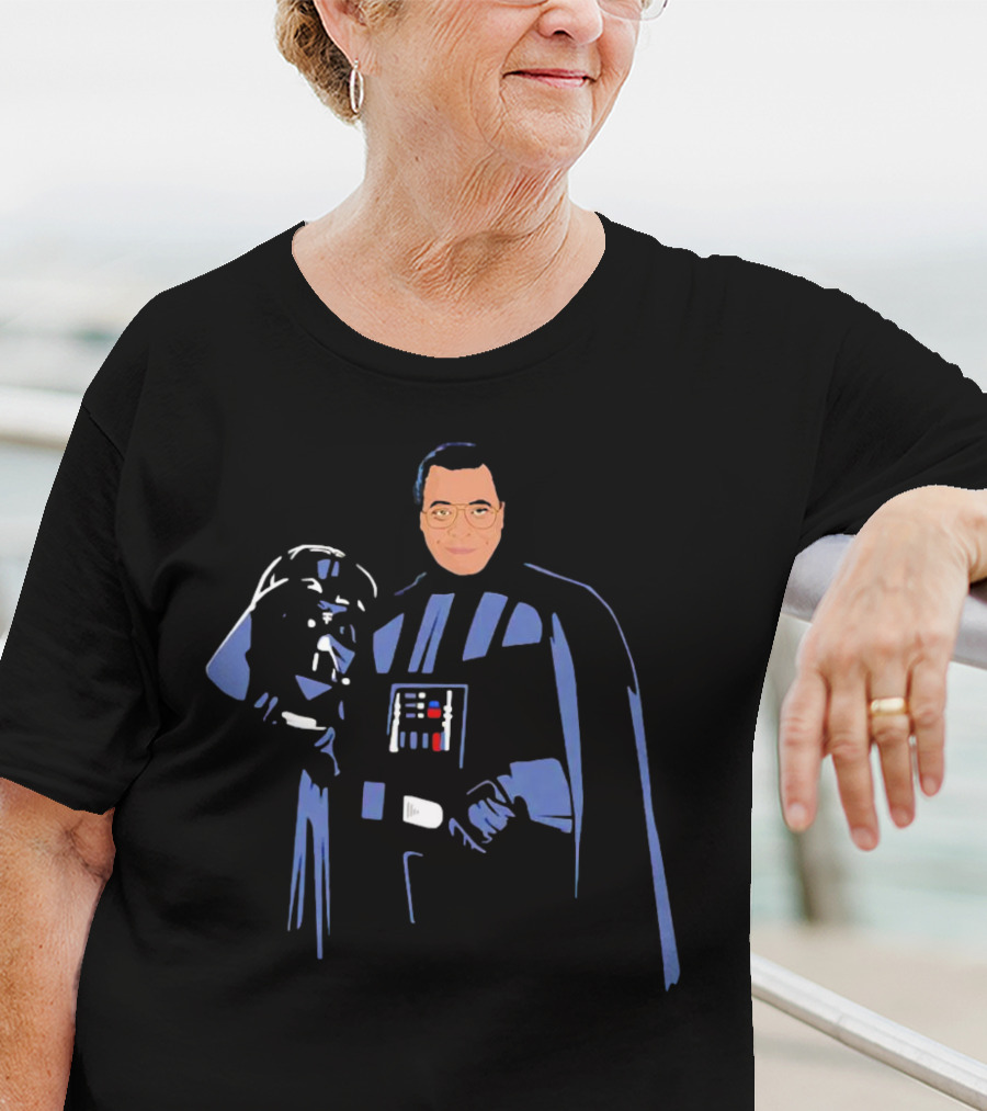 James Earl Jones As Darth Vader Holding Helmet T-Shirt