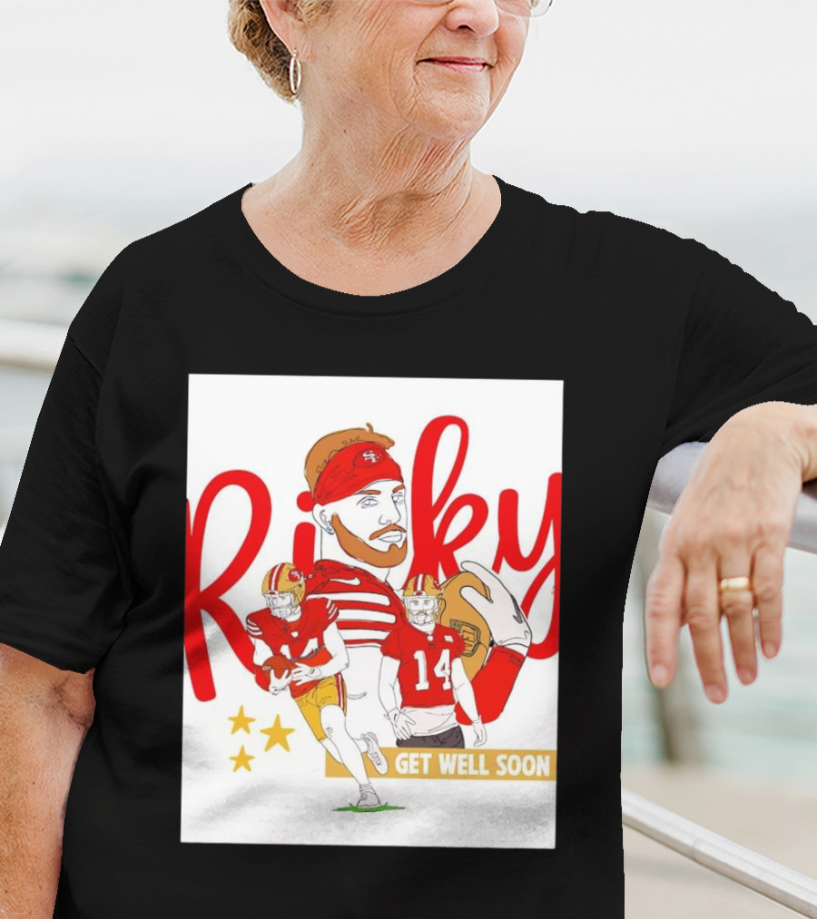 Ricky Pearsall San Francisco 49ers Get Well Soon Football T-Shirt