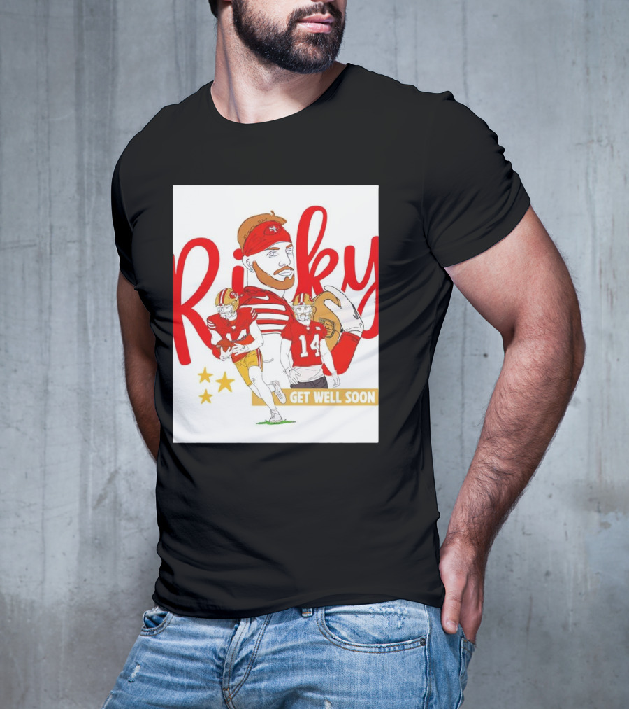 Ricky Pearsall San Francisco 49ers Get Well Soon Football T-Shirt