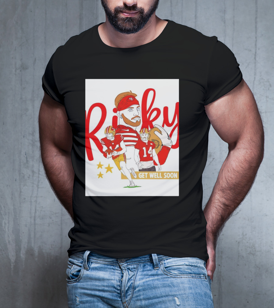 Ricky Pearsall San Francisco 49ers Get Well Soon Football T-Shirt