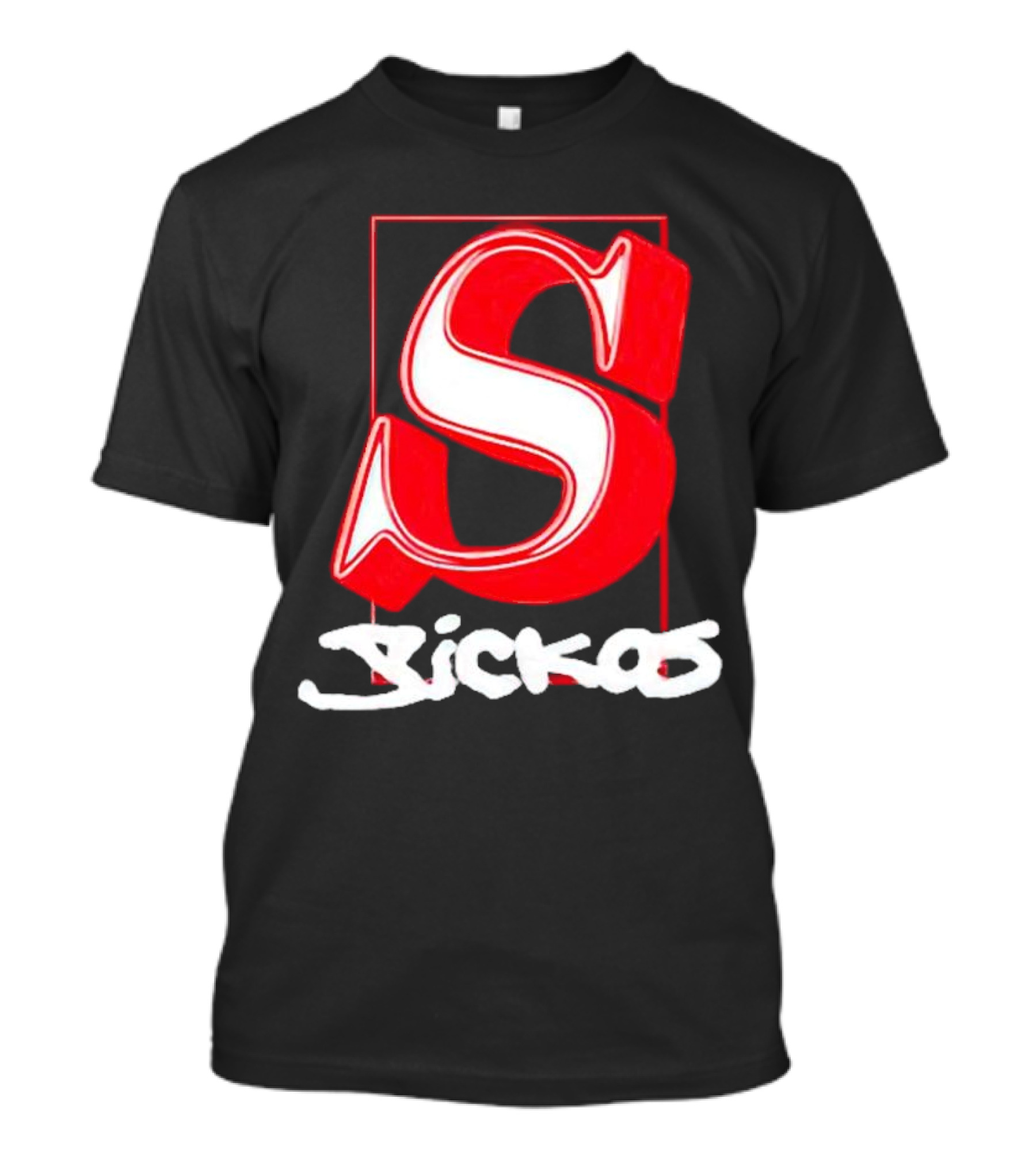 Sickos Serif Red S T-Shirt