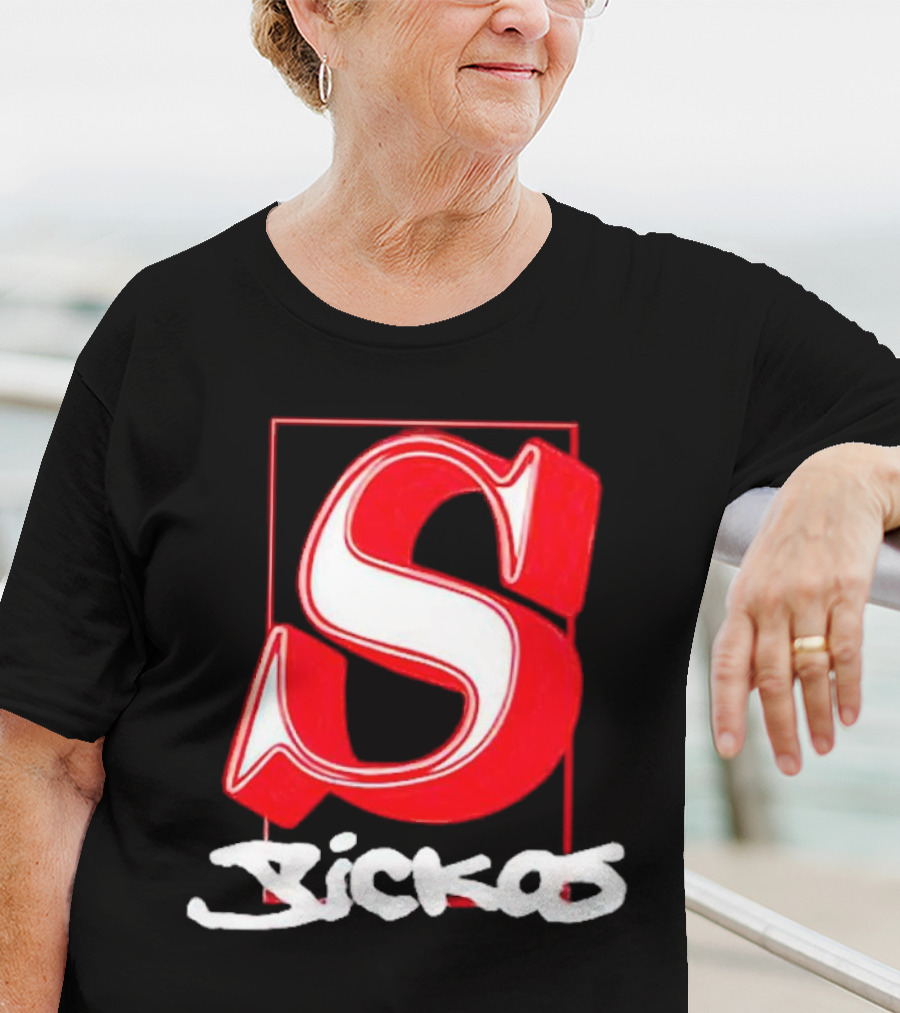 Sickos Serif Red S T-Shirt