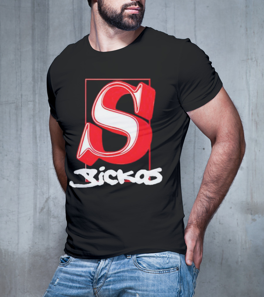 Sickos Serif Red S T-Shirt