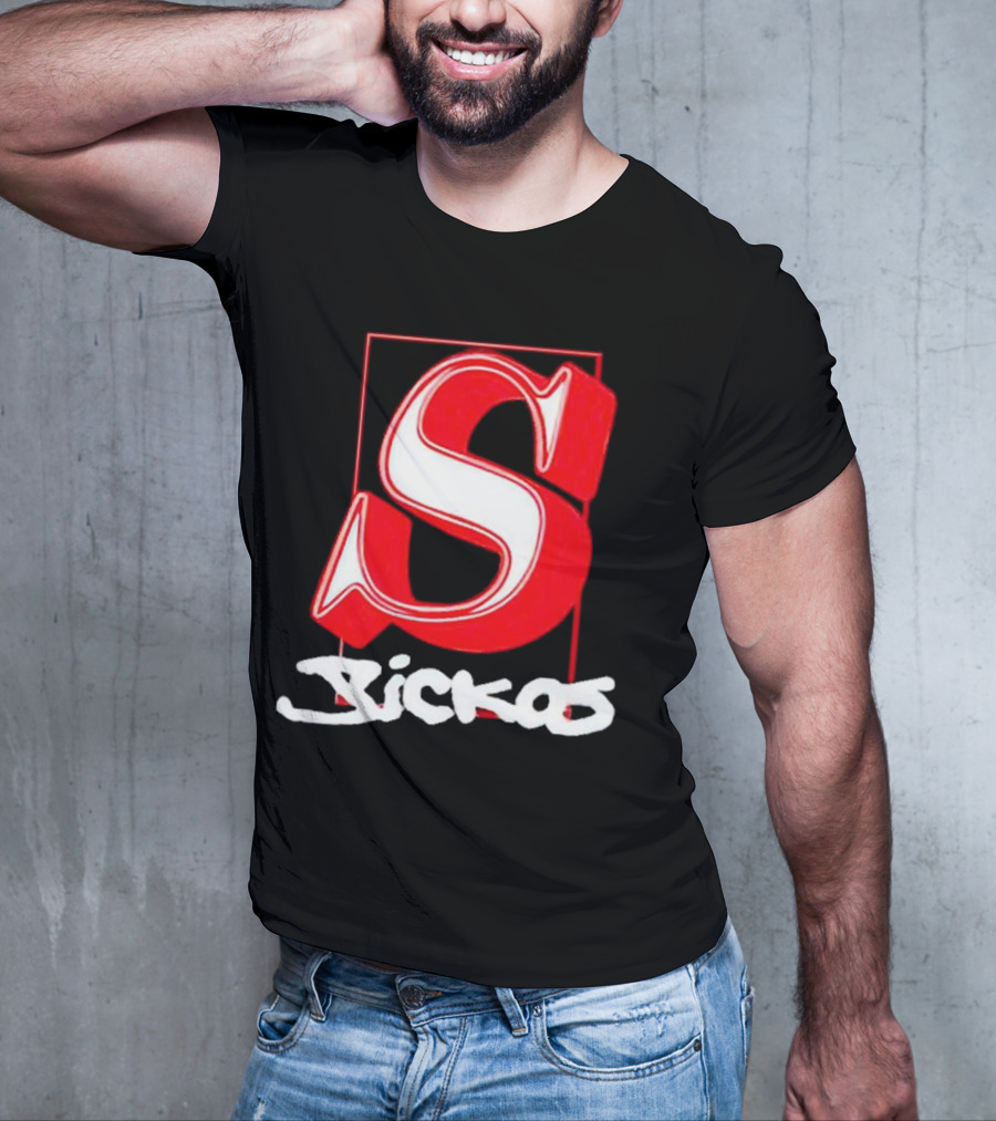 Sickos Serif Red S T-Shirt
