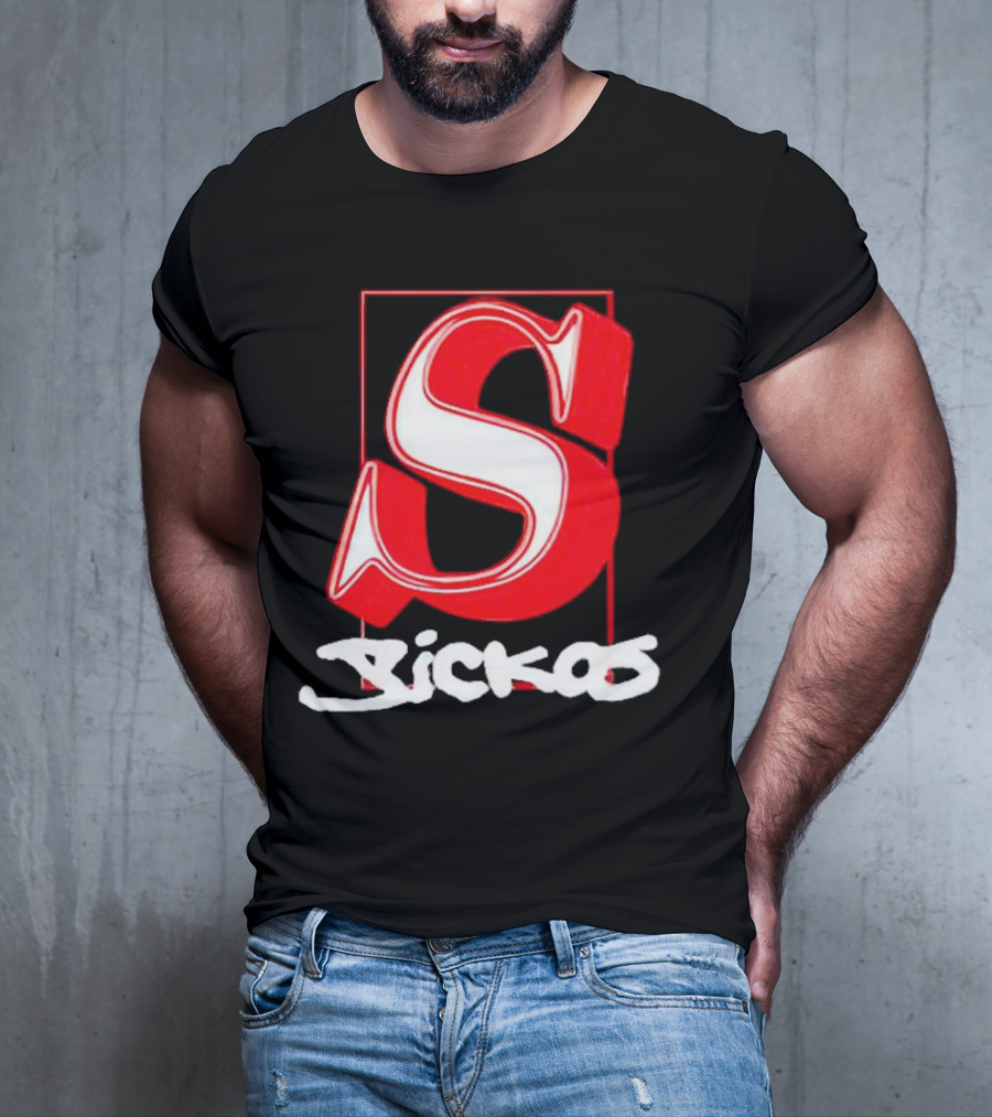 Sickos Serif Red S T-Shirt