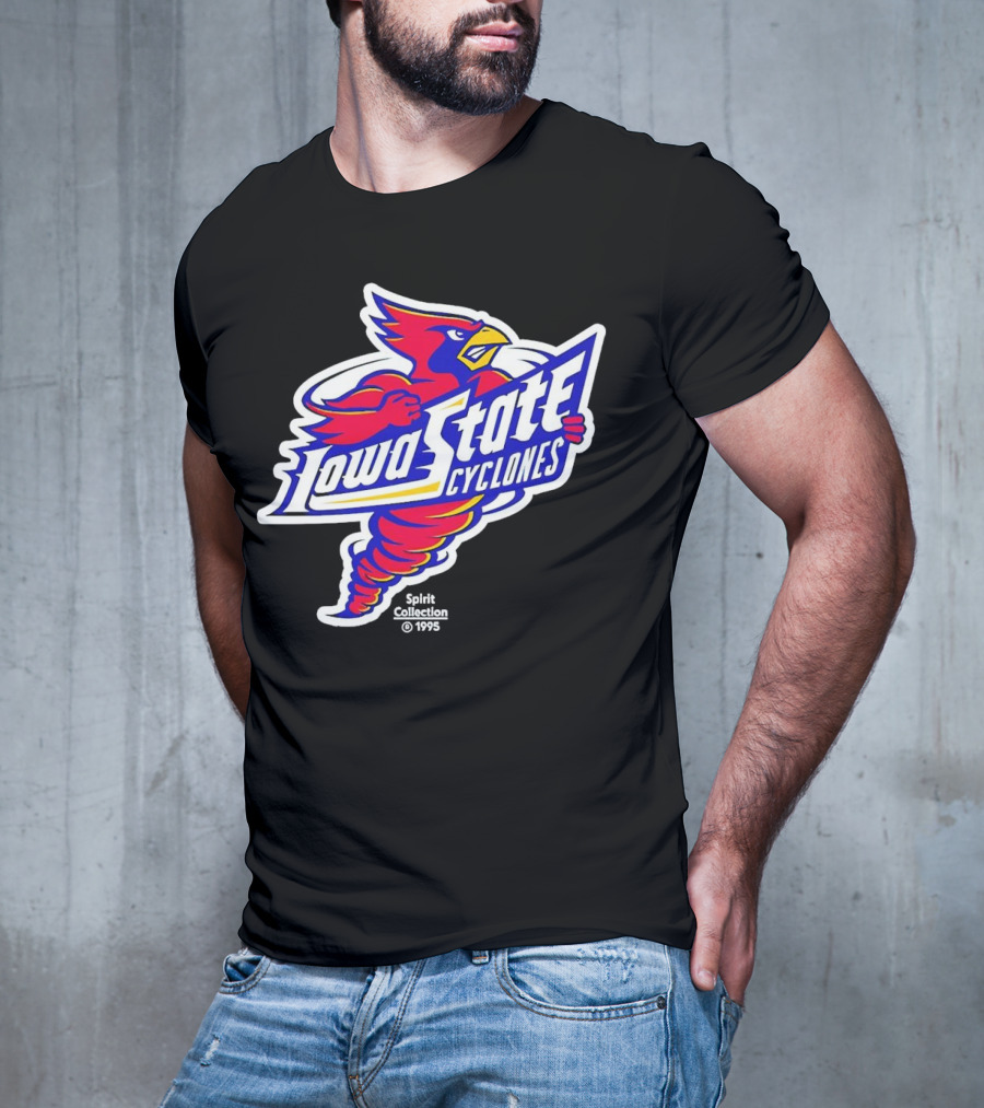 Tornado Cy Iowa State Cyclones Spirit Collection 1995 T-Shirt