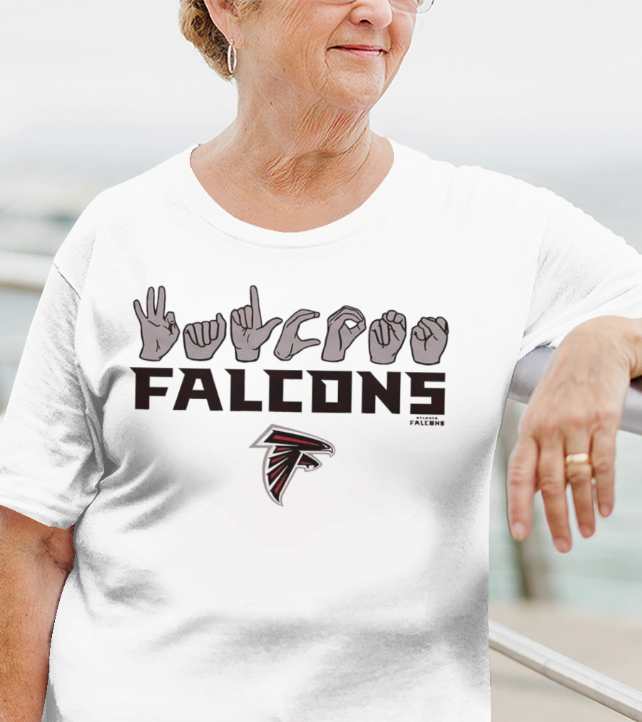 Love Sign Falcons ASL Atlanta Falcons T-Shirt