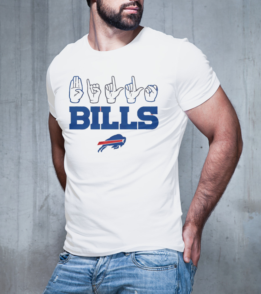 Love Bills ASL Buffalo Bills T-Shirt