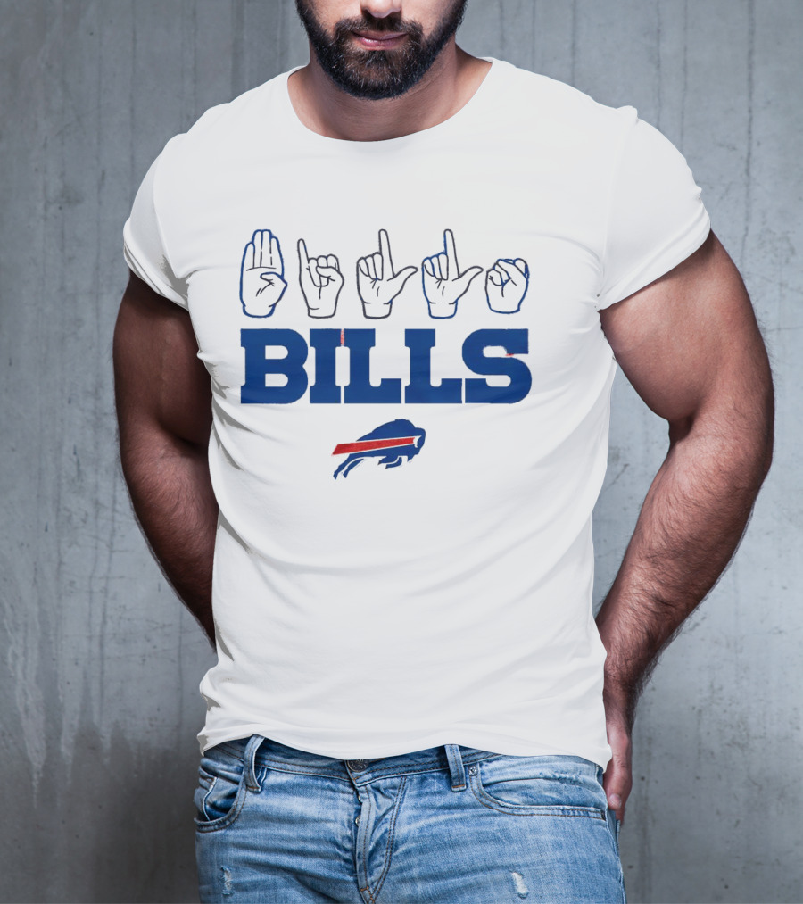 Love Bills ASL Buffalo Bills T-Shirt
