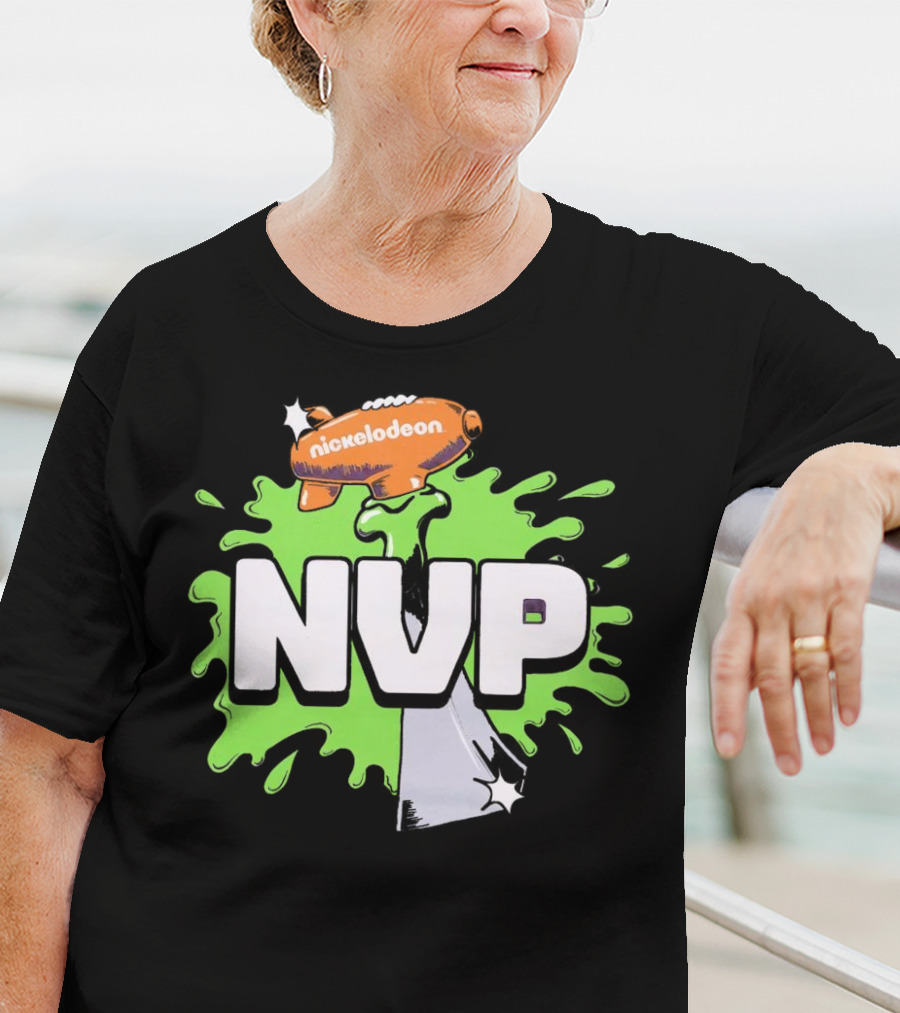 Nickelodeon NVP Blimp Green Slime Splat T-Shirt