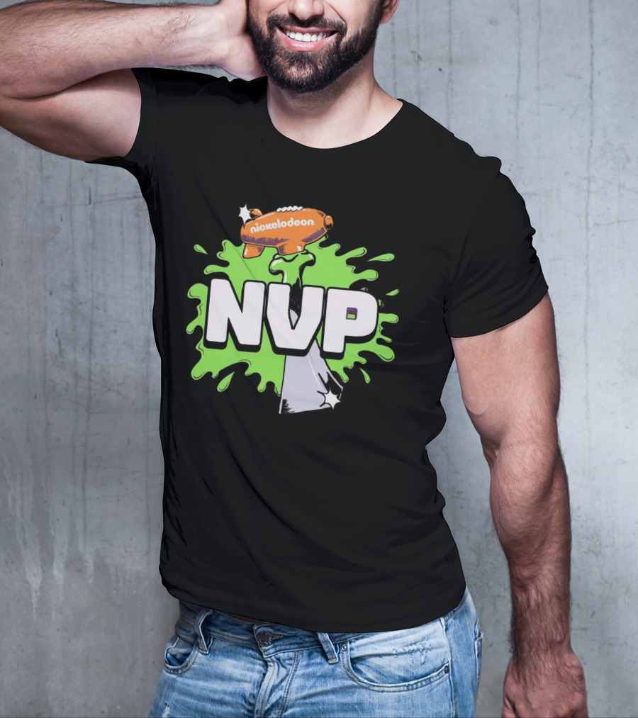 Nickelodeon NVP Blimp Green Slime Splat T-Shirt