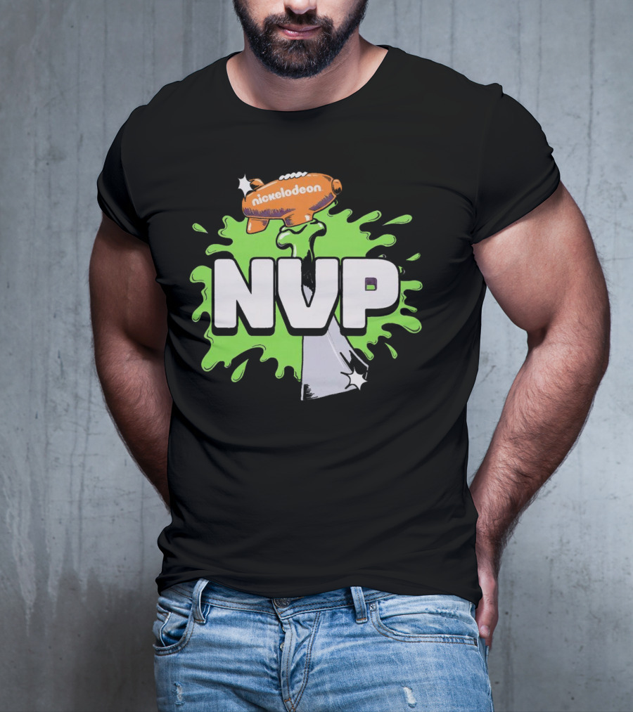 Nickelodeon NVP Blimp Green Slime Splat T-Shirt