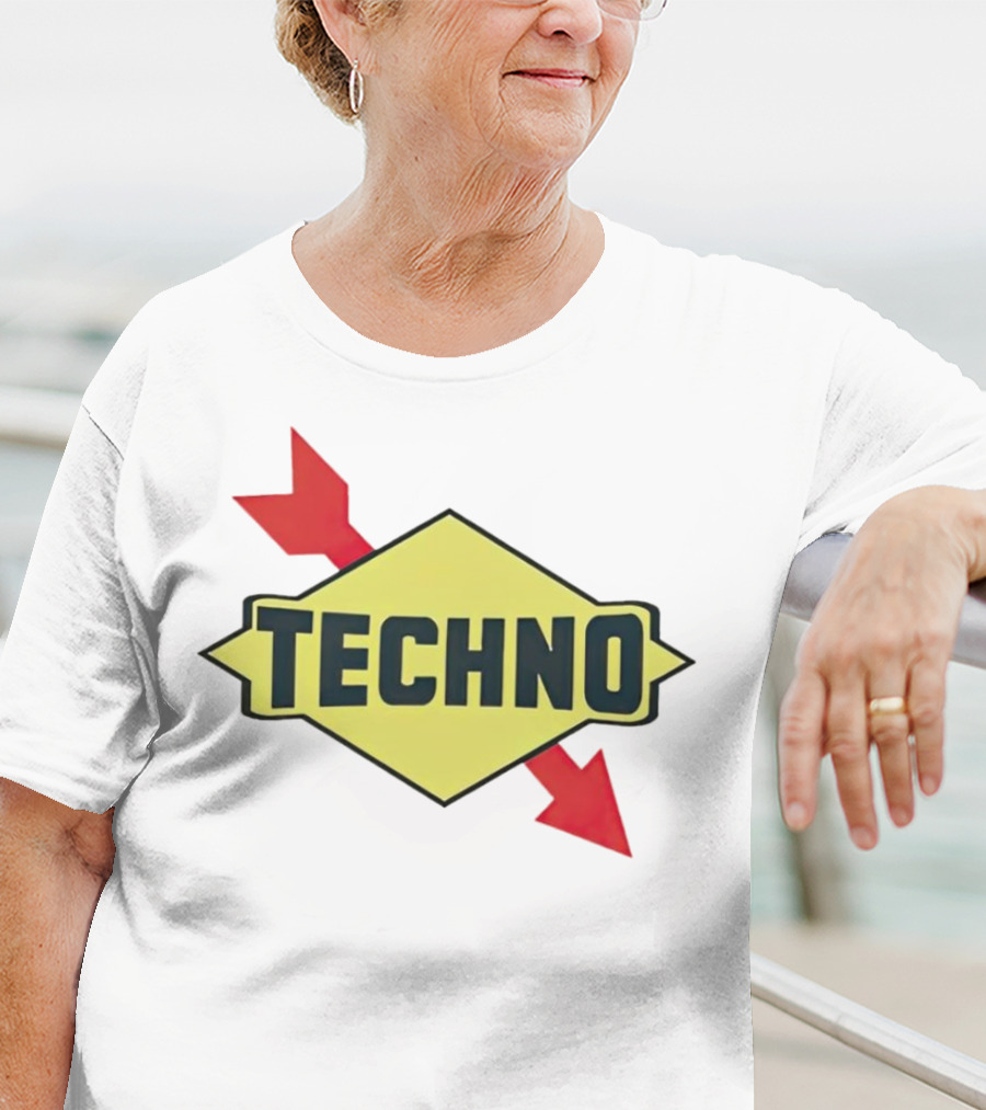 Techno Yellow Diamond Red Arrows T-Shirt
