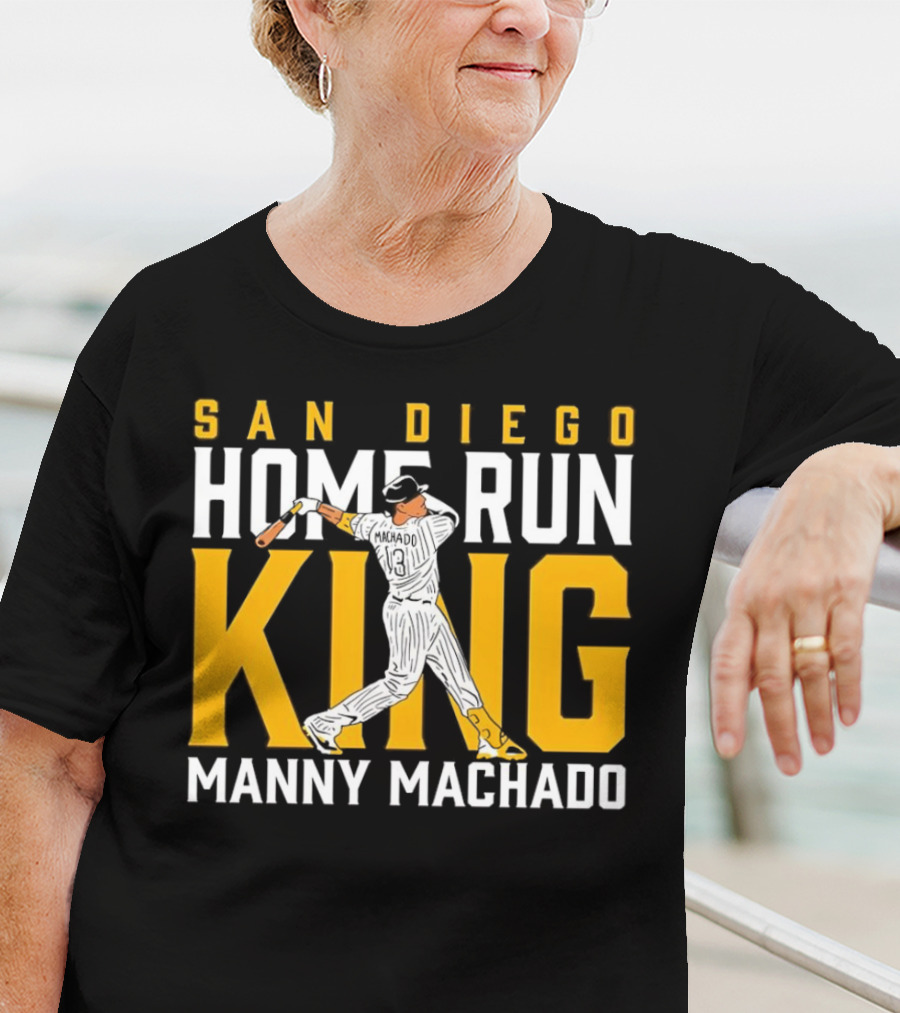 Manny Machado San Diego Home Run King Baseball Legend T-Shirt