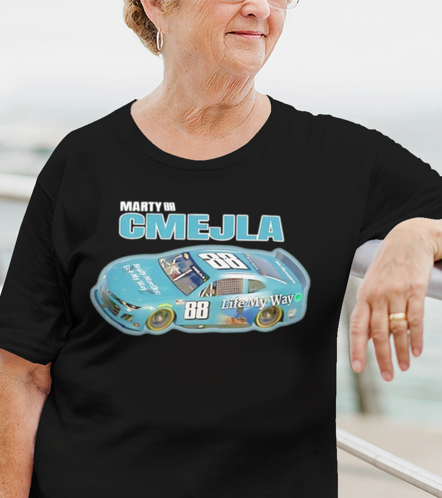 Marty Cmejla 88 Chevrolet Life My Way Racing Brady Mueller T-Shirt