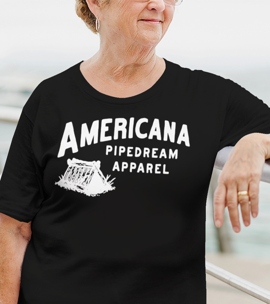 Americana Pipedream Apparel Camping Tent T-Shirt